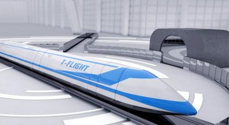 Çin’de ‘Uçan Tren’in Parçalarının tanıtımı yapıldı!